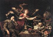 PEREDA, Antonio de The Knight's Dream af oil painting picture wholesale